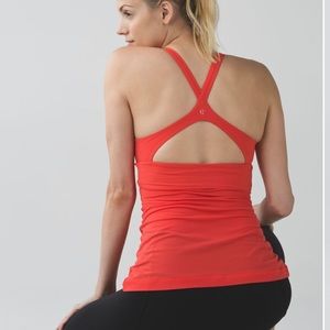 Lululemon Wrap It Up Tank Alarming Red